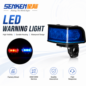 Senken - Luces Delanteras de Advertencia LED para Motocicleta, Diseño Nuevo, Impermeables, Personalizadas, Duraderas, con Certificación IP66 y ECE R10 - Product Image 4