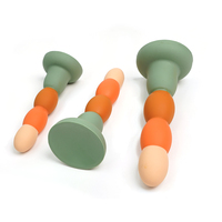 Fábrica al por mayor precio más barato suave enorme consolador punto G juguetes sexuales colorido gran Consolador realista para mujeres