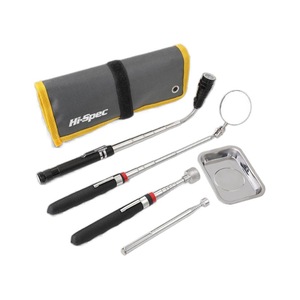 Hi-Spec Magnetic <b>Pick</b> <b>Up</b> <b>Tool</b> Set 5-Piece Car Repair Strong Magnet Metal Grabber Kit - Product Image 1