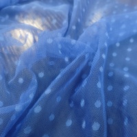 Tissu maille jersey 100 % polyester à pois, haute qualité, résistant au rétrécissement, tricoté uni, pour robes, sous-vêtements, vêtements et sacs – Grande Vente