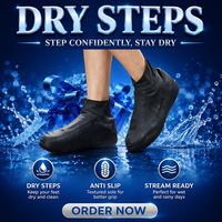 Bottes de pluie imperméables pour le camping et le quotidien, accessoire de protection contre la pluie, fabriqué en Chine