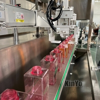 Ligne de remplissage automatique numérique pour petits flacons de pâte buccale pour animaux, détergent, gelée et savon liquide à haute viscosité
