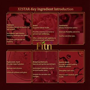 2025 Best Seller líquido crecimiento de pestañas suero hidratante hierbas naturales Etiqueta Privada <span class=keywords><strong>bloqueador</strong></span> alargamiento tratamiento espesante - Product Image 5