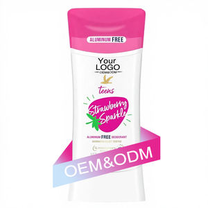 <span class=keywords><strong>Desodorante</strong></span> en Barra Unisex para <span class=keywords><strong>Adolescentes</strong></span> con Logotipo Personalizado OEM ODM, Aroma a Fresa, Cuidado Suave para las Axilas, Protección contra el Olor por 48 Horas, Sin Aluminio - Product Image 1