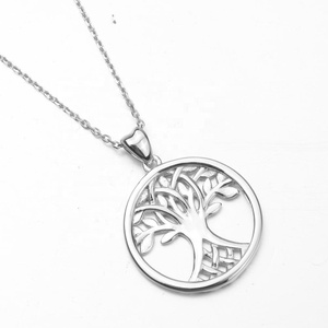 Plata de Ley 925 de la familia encantos <span class=keywords><strong>del</strong></span> árbol de la vida COLLAR COLGANTE para las mujeres - Product Image 2