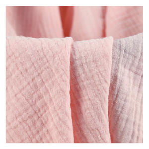 Tissu en mousseline de coton biologique tissé sans AZO, sans fluorescence, antistatique, pour robes de bébés filles et garçons, prix d'usine bon marché - Product Image 3