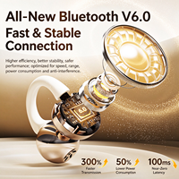 Nouveaux écouteurs à conduction osseuse sans fil S8 PRO 2026, à clip d'oreille, compatibles Bluetooth 6.0, pour le sport, non intra-auriculaires, ouverts, étanches et anti-bruit