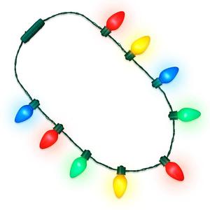 Collier lumineux LED DAMAI pour Noël, avec ampoules pour fêtes de fin d'année, 9 ampoules LED, accessoires pour pulls de Noël (lot de 2) - Product Image 1