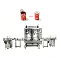 Machine automatique de remplissage et de bouchage de détergent liquide, d'huile végétale, de jus, de miel et de conserves