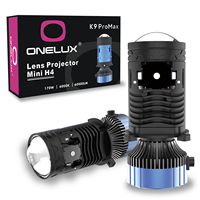 Projecteur Mini Bi LED ONELUX K391 avec ampoules de voiture 170W 17000lm, lentille H4, nouveau design, pièce auto, phares LED 6000K