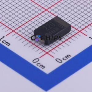 Condensador sólido SMD EEFCX0E221R, 4.3x7.3mm (Capacitancia: 220uF) (Precisión: 20%) (Voltaje nominal: 2.5V) - Product Image 1