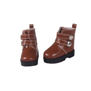 60cm Poupée Marron Double Boutonnage Martin Bottes 3 Points Bjd Poupée Accessoires Chaussures Bottes - Product Image 1