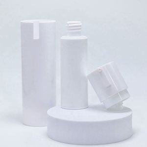 New Design PP 50ml Dual Black Plastic Replaceable Airless <b>Pump</b> <b>Bottle</b> Screen Printing for Cosmetics 30ml Face Cream Serum - Product Image 2