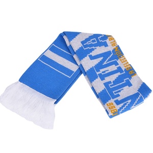 男性用デザイナーアジアスカーフアクリルニットカスタム印刷サッカーサッカーネーションファンスカーフ - Product Image 5