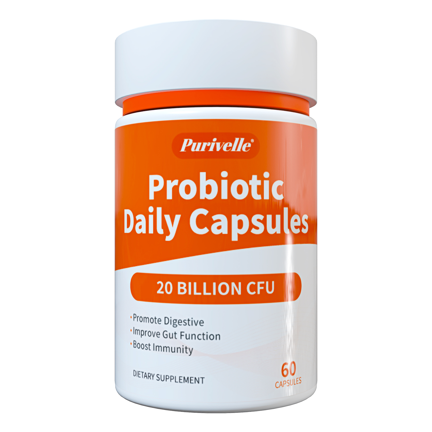 Private Label Organic Probiotics Supplements 100 Billion CFU Prebiotics Probiotic Capsule Gut Health Immune Support Probiotics