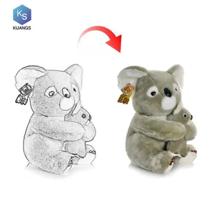 Unisex Classic Koala gefüllte Glasperlen Plüsch Stoff Soft Kids Weighted Plüsch tier