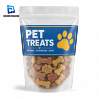 Sacs Mylar Doypack Personnalisés de Haute Qualité en Aluminium Imprimé Qualité Alimentaire avec Fermeture Ziplock pour Aliments pour Animaux (Chats, Chiens, Poissons)