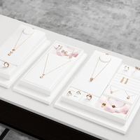 FANXI luxe bijoux boucles d'oreilles étagère anneau affichage bijoux affichage accessoires comptoir fenêtre affichage ornements ensemble support