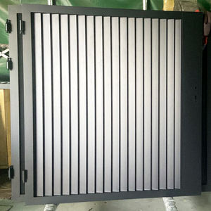 빌라 입구를위한 현대 현대 알루미늄 정원 전기 슬라이딩 및 스윙 게이트 전기 펜싱 격자 및 게이트 - Product Image 3