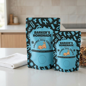 บรรจุภัณฑ์อาหารสัตว์เลี้ยงแบบซิปล็อคกันกลิ่นพร้อมหน้าต่างใส ถุงไมลาร์ บรรจุภัณฑ์อาหารสัตว์เลี้ยงแบบกำหนดเอง ถุงพรีเมียมกั้นกลิ่นได้ดีเยี่ยม รับผลิตแบบ OEM ODM - Product Image 1