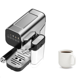 Potente cafetera eléctrica semiautomática <span class=keywords><strong>Espresso</strong></span> y Capuchino de acero inoxidable con función de espuma de leche, <span class=keywords><strong>20</strong></span> bares - Product Image 6