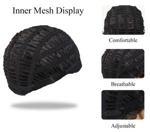 Parrucche Sintetiche Nere Soffici e Voluminose per <span class=keywords><strong>Uomo</strong></span>, Vendita all'Ingrosso dalla Fabbrica Aishili - Product Image 6