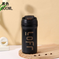 Bouteille isotherme portable en acier inoxydable pour café et eau, double usage, pour la maison et l'extérieur