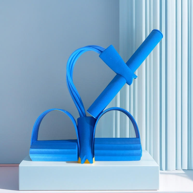 Four-tube blue PVC anti-breakage model