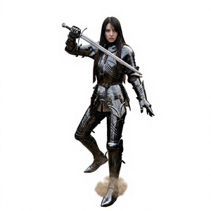 Full 3D Steel Armor Suit Antique Warrior <b>Costume</b> Casting Art Collectible - Product Image 1
