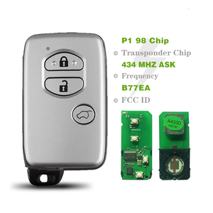 Llave Inteligente de Repuesto de 434 Mhz ASK con 3 Botones para T-oyota Land Cruiser 2008+, Control Remoto CN007231 FCC ID B77EA P1 98 Chip 4D-67, Sistema de Entrada sin Llave - Product Image 1