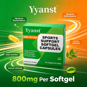 Gélules de soutien sportif à base d'Herbe de chèvre cornée 800mg 90 pièces – Complément nutritionnel quotidien pour la performance sportive des hommes actifs – OEM - Product Image 6