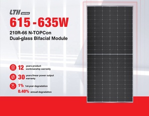 <span class=keywords><strong>Panneau</strong></span> solaire N-Type TOPCon haute efficacité 635W, module photovoltaïque bifacial double verre, <span class=keywords><strong>panneau</strong></span> PV monocristallin 210R pour projet - Product Image 2