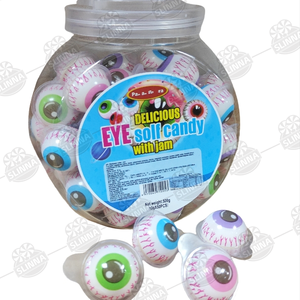 Bonbons gélifiés en forme de fraise, bonbons gélifiés en forme d'œil, bonbons gélifiés en forme de fruit, bonbons gélifiés moelleux avec garniture, en gros, <span class=keywords><strong>pas</strong></span> chers, en vrac, en bouteille - Product Image 3