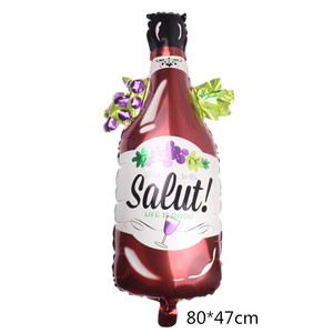 Globo grande de papel de aluminio para botella de <span class=keywords><strong>whisky</strong></span> y vino de 30 <span class=keywords><strong>años</strong></span> para decoración de fiesta de cumpleaños de Halloween, suministros temáticos de vacaciones de perfección envejecida - Product Image 2