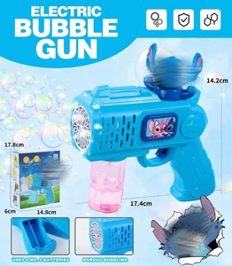 Luckykoo <b>Bubble</b> Guns Kulumi Animal Soap Toy for <b>Kids</b> Electric <b>Bubble</b> Gun With Light Automatic <b>Bubble</b> Gun for Wedding Toys - Product Image 2