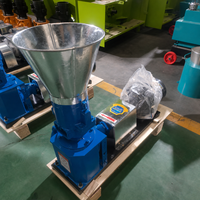Machine à granulés d'aliments pour animaux, électrique, compacte et conviviale, pour usage domestique et l'élevage de volailles et lapins dans la cour.