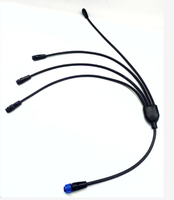 AOHUA Projets d'éclairage personnalisés Faisceau de câbles étanche K25 35A Prise de signal d'alimentation Connecteur rapide Connecteur LED 4 broches IP68