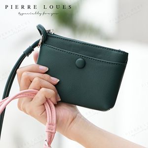 Pierre Loues Mini Coin <b>Purse</b> Solid Color <b>Small</b> Wallet For Women Everyday Use - Product Image 2