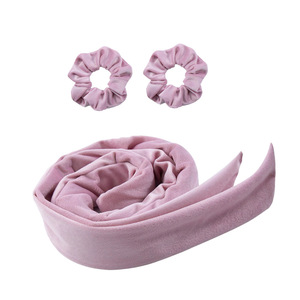 Bigoudi en velours multicolore sans chaleur Outils de coiffure sans chaleur avec effet de vague de sommeil Équipement de coiffure - Product Image 2