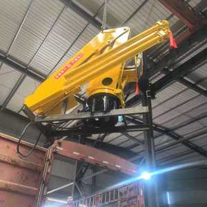 Proveedor de China Grúa montada en camión 500/800/1000/1200/1500kg Mini grúa Gruas <span class=keywords><strong>Camion</strong></span> Plegable Booms Grúa de recogida para ventas - Product Image 4