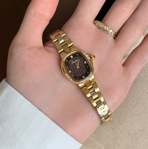 Manufacturer Supplies Gold Bead Acrylic Band Quartz Movement Eco-Friendly Fashion <b>Watch</b> - Product Image 6