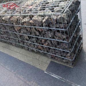 Cajas Longteng de malla de gabion prefabricada soldada para protección, con triple torsión de alambre de hierro, orificio cuadrado de 4.0-6.0mm, para pared de 1x1x2m, para control de inundaciones - Product Image 4