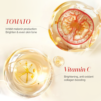 Sérum Coréen Éclaircissant et Anti-Taches OEM à la Vitamine C, à l'Arbutine et à la Tomate pour Femmes