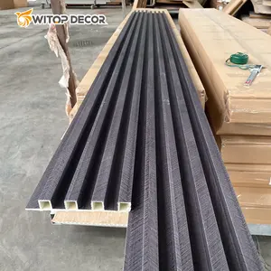Wpc wall panel interior decoration wpc fluted wall panel wpc wall panel claddings wood plastic composite indoor cladding boards