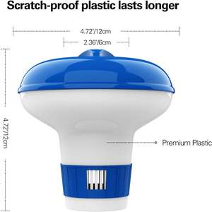 Acessórios de limpeza para piscinas 5 "piscina flutuante cloro Tablet Chemical Dispenser para 1 1/2" comprimidos. - Product Image 4