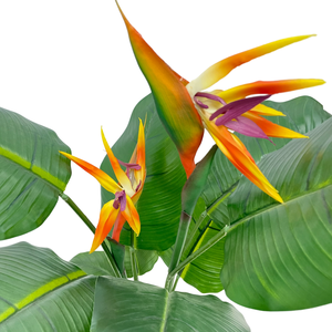 ต้นปาล์มเทียมทนต่อรังสียูวีเป็นมิตรต่อสิ่งแวดล้อมใบไม้เขียวขจี - Product Image 4