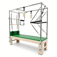 Equipo de Pilates Resistente, Reformers de Pilates para Equilibrio Corporal, Equipo de Pilates de Madera de Arce, Reformer Cadillac para Gimnasio