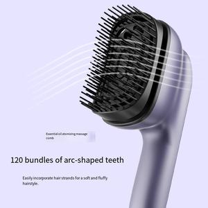 Portatile intelligente elettrico ad alta frequenza vibrazione del cuoio capelluto spazzola portatile olio essenziale di vapore vibrazione pettinatrice - Product Image 5