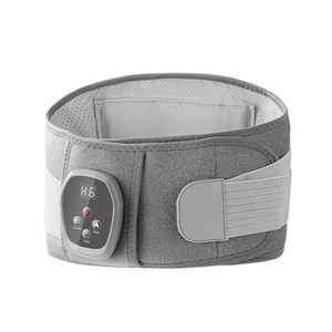Nouvelle ceinture de massage lombaire à affichage numérique avec vibration et chaleur pour soulager les douleurs lombaires, en tissu tricoté extensible Spandex/Polyester - Product Image 5