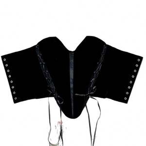 <span class=keywords><strong>Corset</strong></span> Top Grande Taille <span class=keywords><strong>Femme</strong></span> Bustier Overbust Sexy Maille Vintage Victorien Médiéval Mode Noir Velours Brodé Dentelle <span class=keywords><strong>Corset</strong></span> - Product Image 6